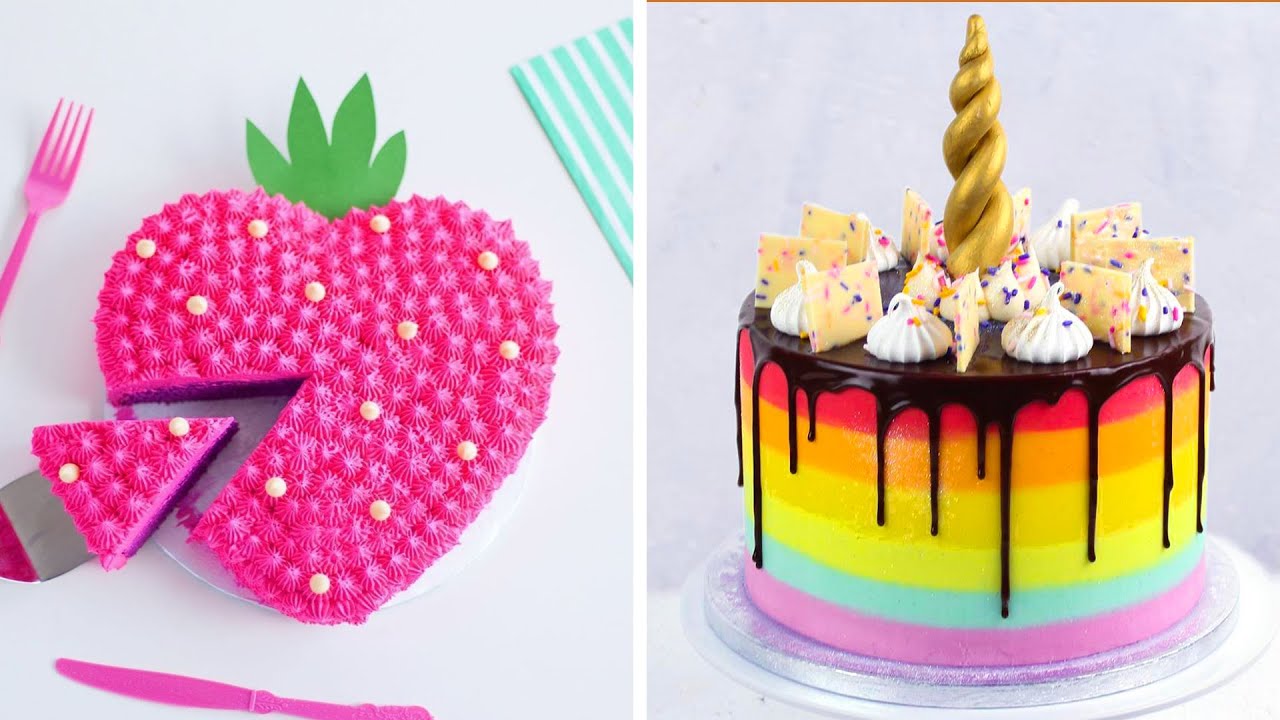 Oddly Satisfying Cake Decorating Ideas | So Tasty Colorful Cake Tutorials | Extreme Cake