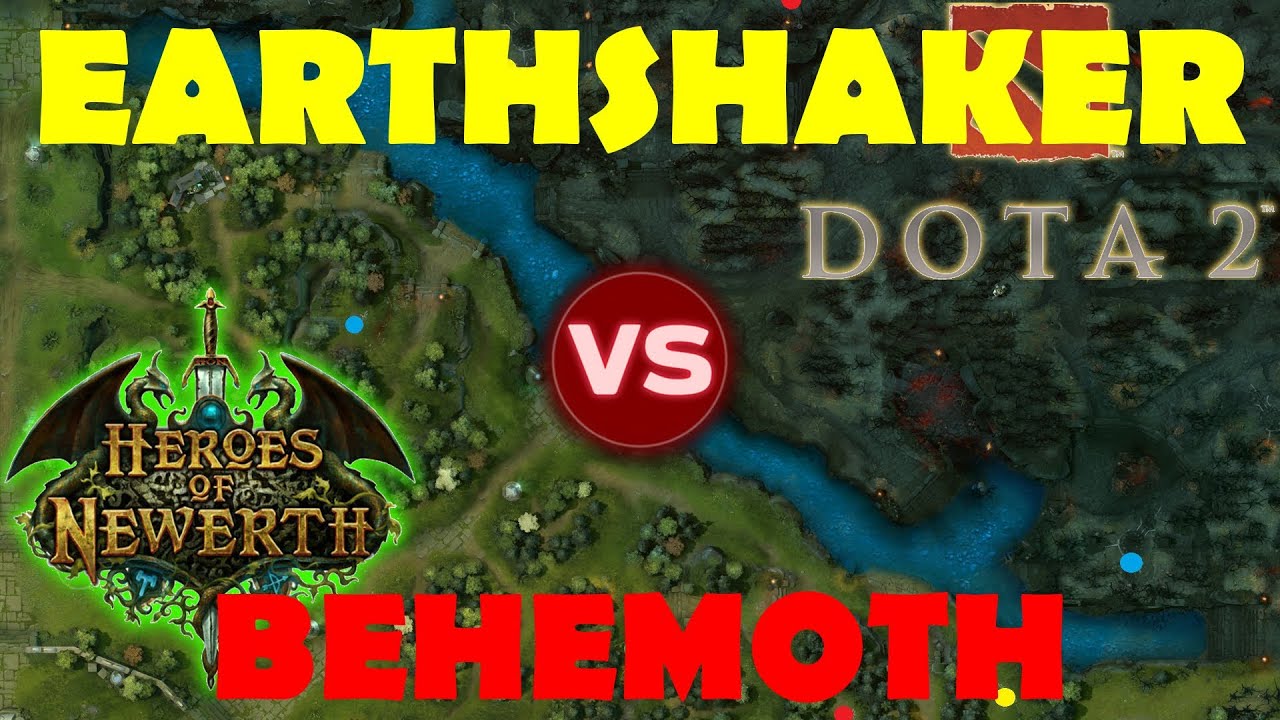 Dota 2 vs HoN - Earthshaker vs Behemoth Comparison