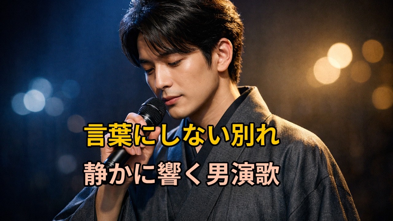 帰らぬ灯り｜言葉にしない別れを歌う男演歌集