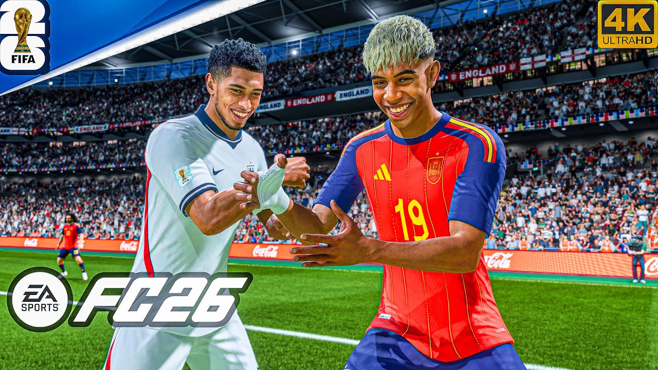 FC 26: England vs Spain – FIFA World Cup 2026 Final | PC | 4K60FPS Gameplay