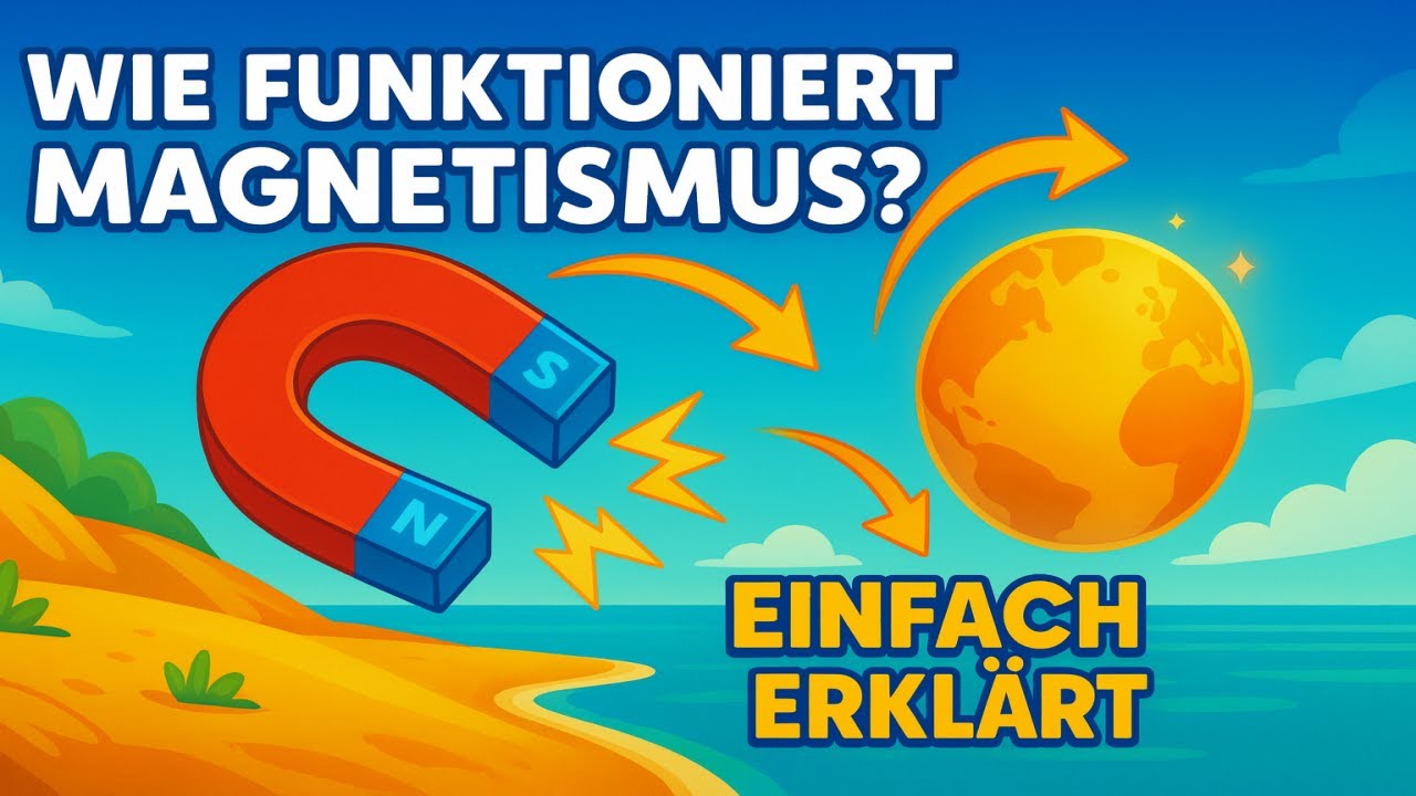 Wie funktioniert Magnetismus? 🧲 | Physik (Einfach erkl&auml;rt)