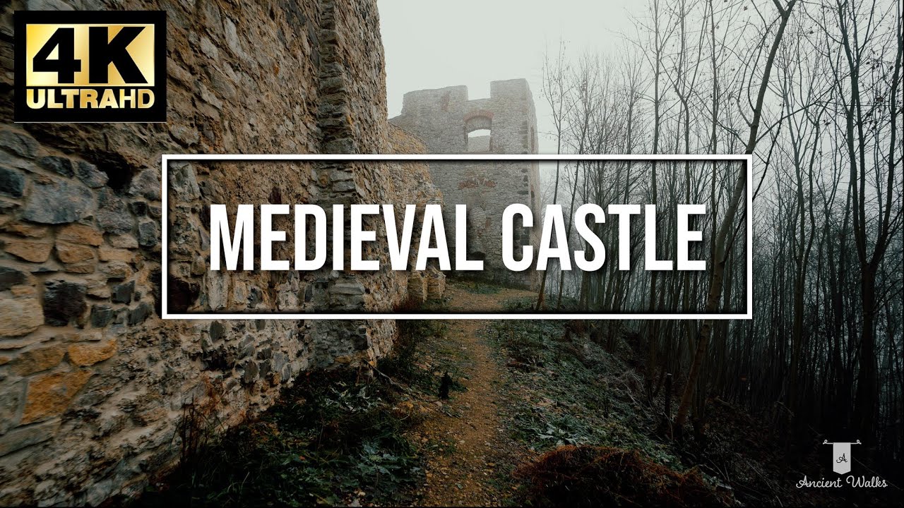 4K Walk, Mysterious Medieval Castle, Virtual tour