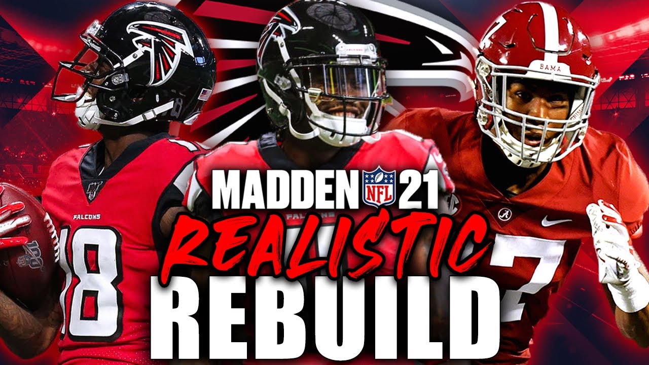 Atlanta Falcons REALISTIC REBUILD | ALL ALABAMA RECEIVERS! Jaylen Waddle! Madden 21 Franchise