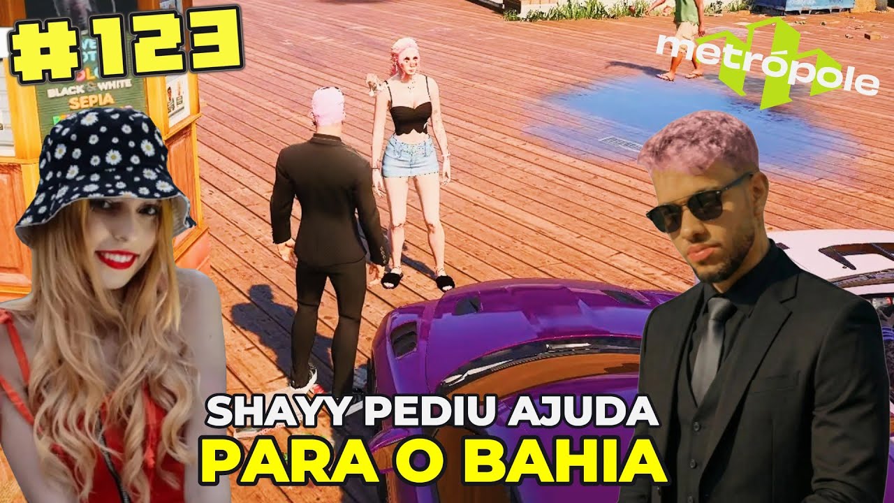 BAHIA SE IRRITANDO MUITO COM A SHAYY E O CHAT | GTA V | BAHIA NO METRÓPOLE RP