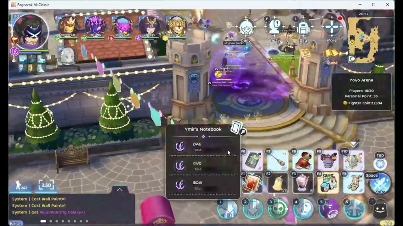 Ragnarok M: Classic - 6vsAll (SC MS3 Nerfed)