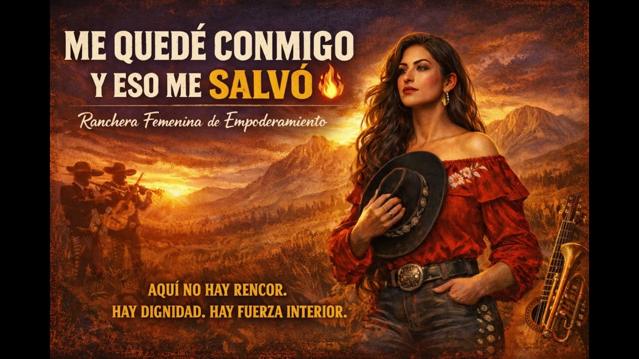 ME QUEDÉ CONMIGO Y ESO ME SALVÓ 🔥 | Ranchera Femenina de Amor Propio