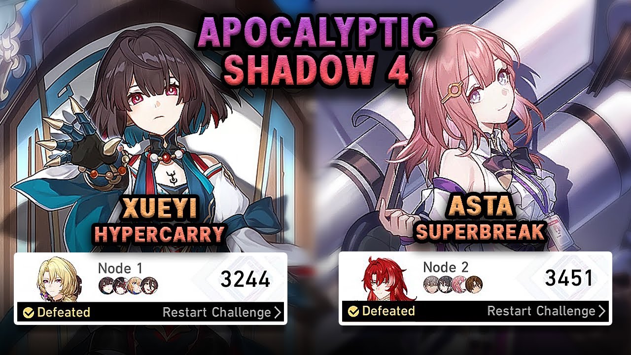Xueyi Hypercarry & Asta Super Break - Apocalyptic Shadow 4 | Honkai: Star Rail