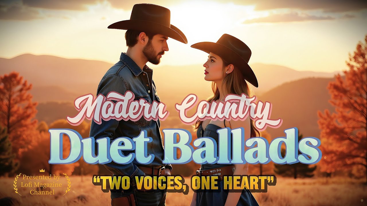 【Playlist】 Modern Country Duet Ballads 6 | Two Voices, One Heart [All New Songs] (Lyric Video)