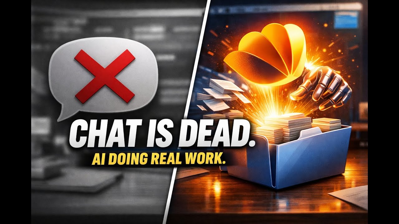 Chat is Dead. Why Claude Cowork Changes Everything.