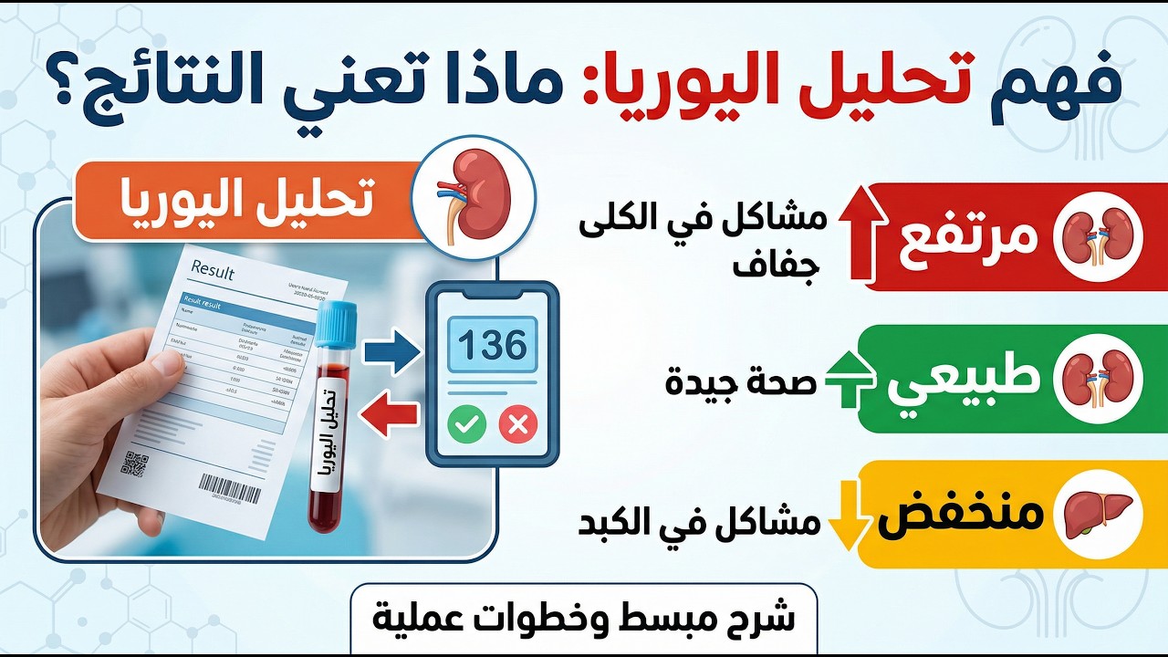 قراءة تحليل اليوريا وتفسير النتائج