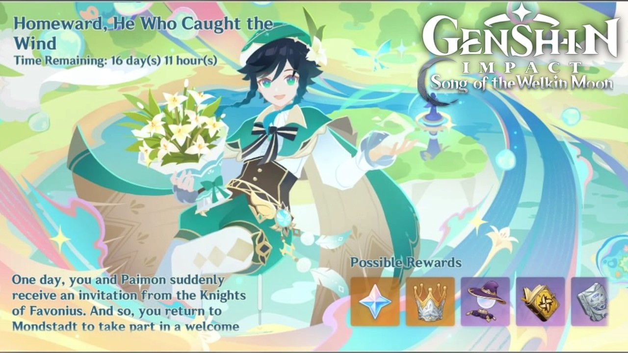 [672] HOMEWARD, HE WHO CAUGHT THE WIND STORY QUEST EVENT PART 1!| Genshin Impact Playthrough