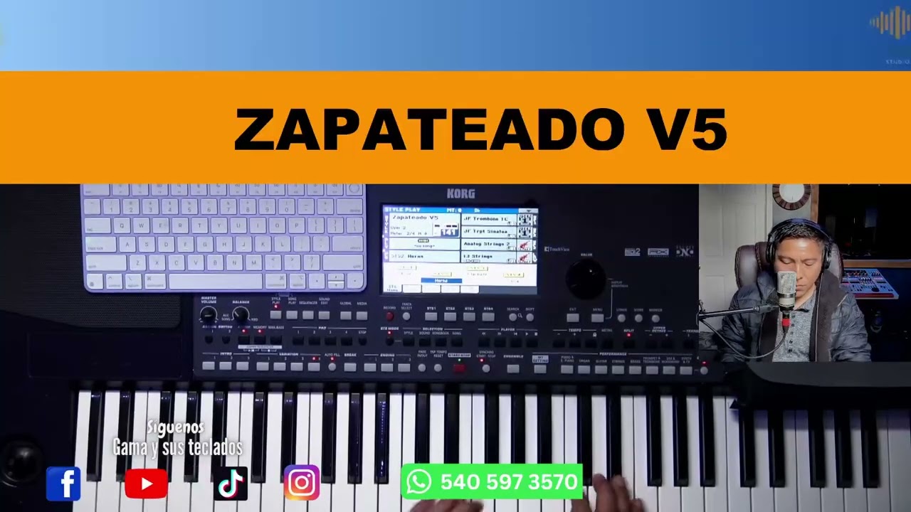 ZAPATEADO V5 RITMOS KORG PA