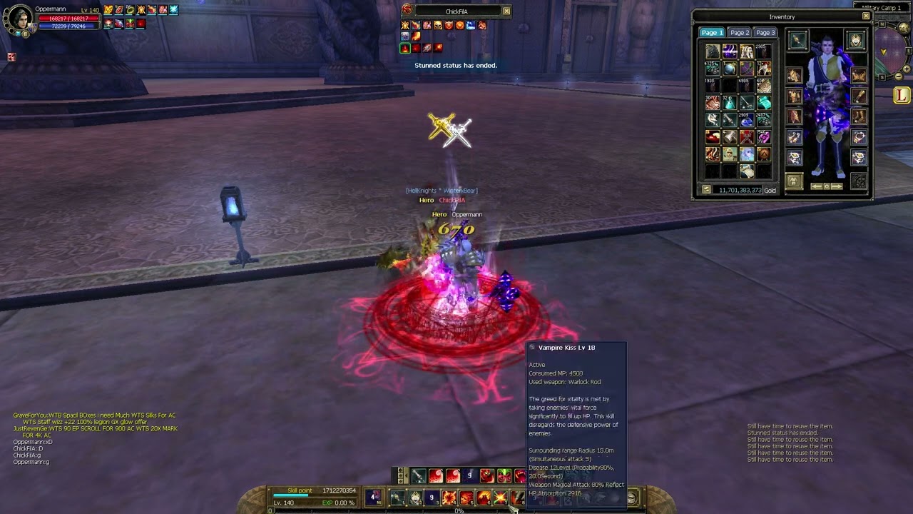 ChickFilA Vs Opperman Legion Sro PVP 2022 He Die In Impotent :D