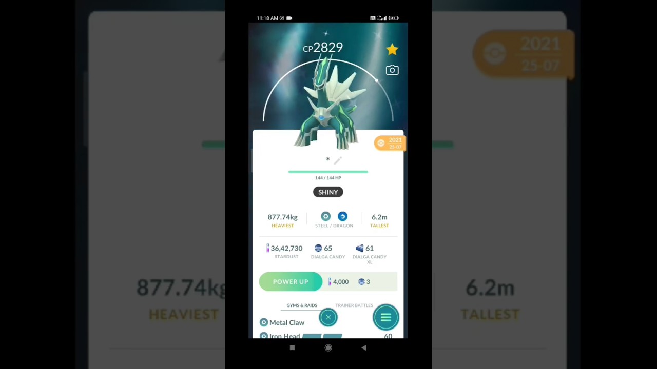"EPIC Pokemon GO Shiny Dialga Catch - You Won't Believe My Reaction!"