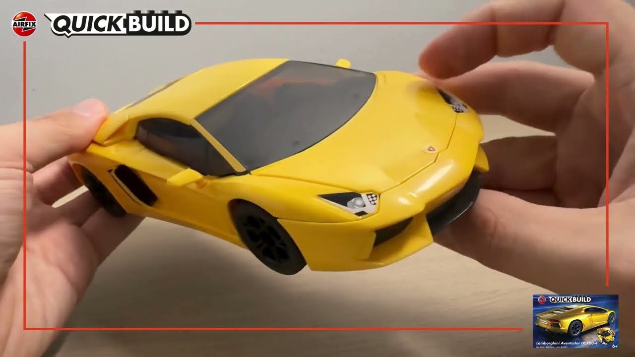 Airfix QUICKBUILD Lamborghini Aventador - unboxing i prezentacja modelu