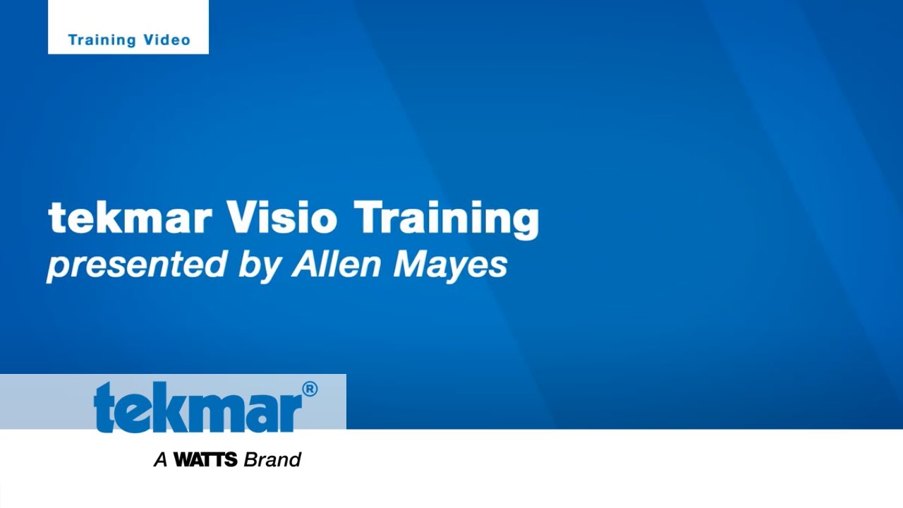 tekmar Visio Training Part 1