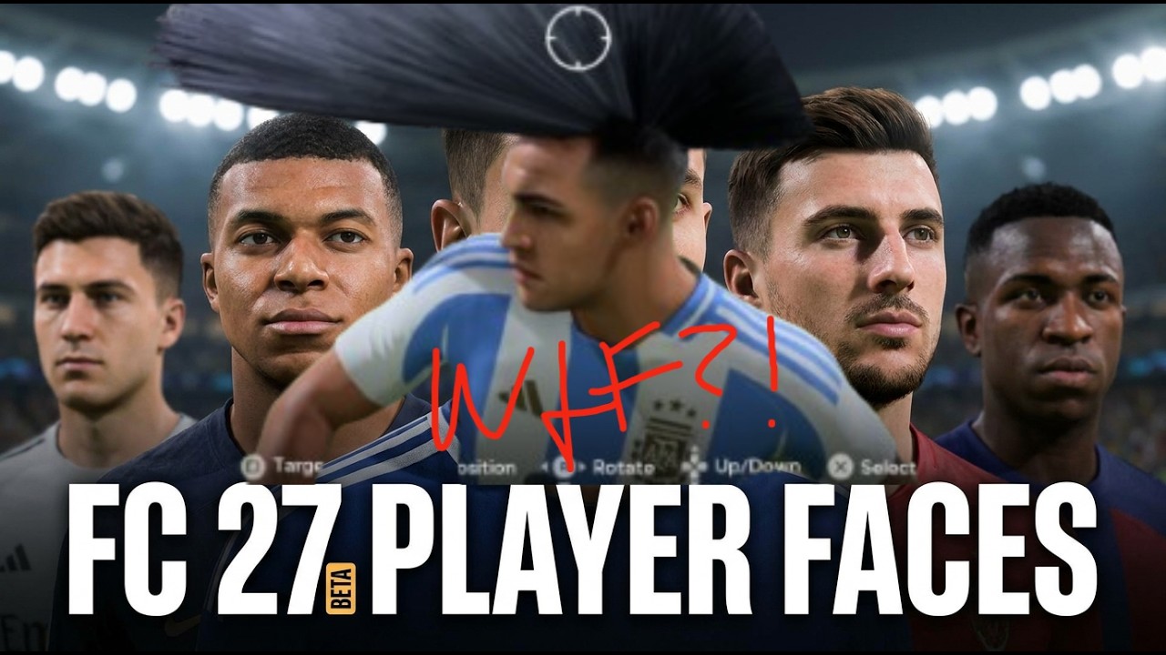 FC 27 Beta Gameplay  Player Faces Up Close Early Footage |4K |60FPS