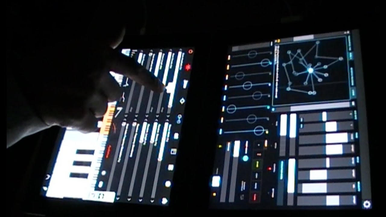 iPulsaret 1.2 / Official Video - AudioBus + Virtual Midi