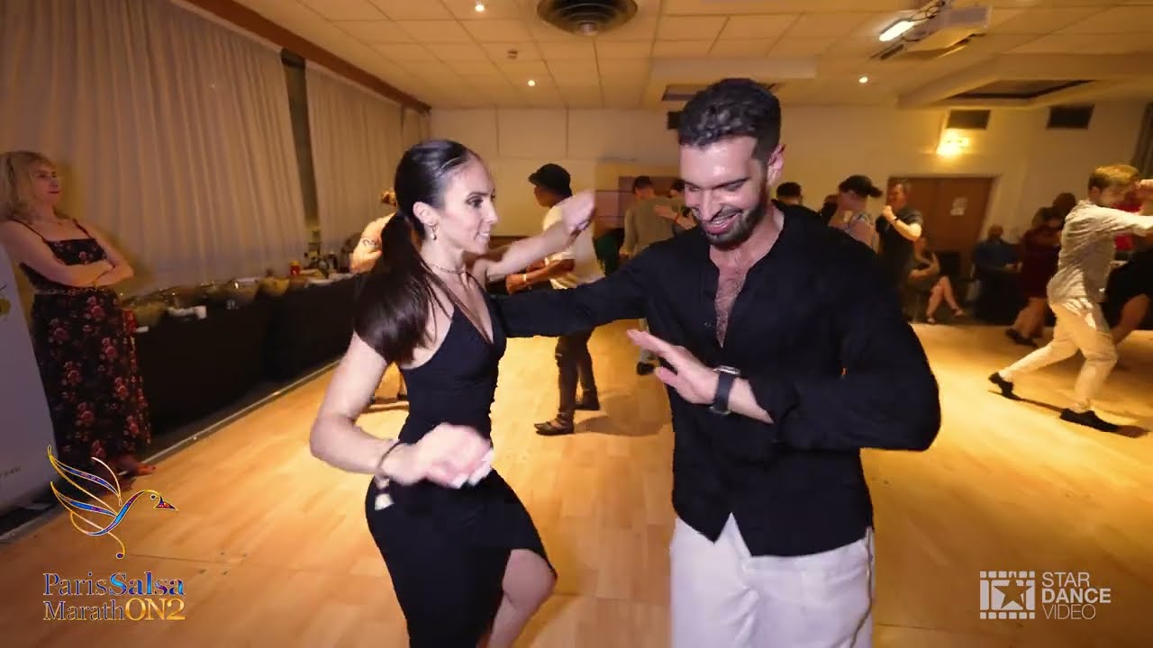 Anice Filali & Jessica Szota - social dancing @ Paris salsa marathON2