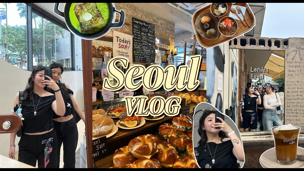 ▶首爾vlog◀‼️猜中送GD同款擴香／🇰🇷London Bagel🥯排3h值嗎⁉️／回訪N次的神級✨希臘優格／聖水、漢南洞逛街攻略🛍️／OY爆款面膜開箱敷完發光🤩／私藏維也納咖啡店大公開☕