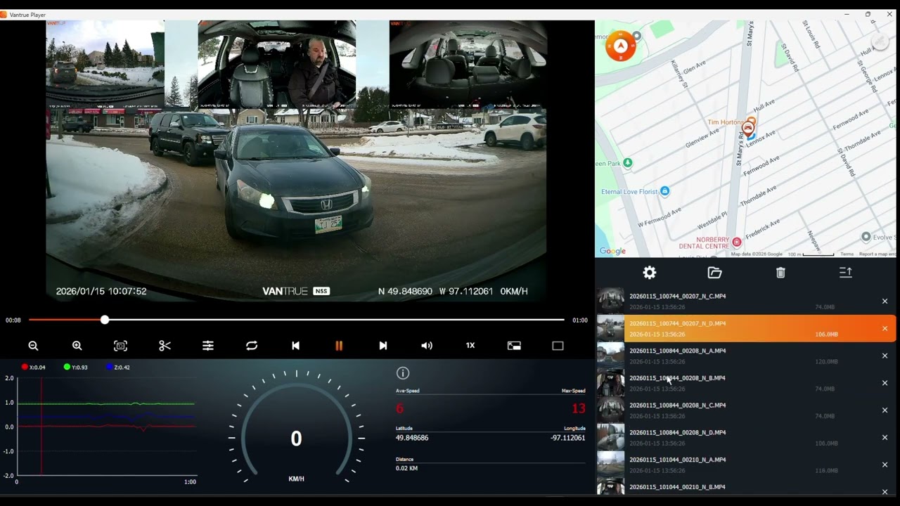Vantrue Nexus 5S review part 2 Actual video from the cams watch before you buy a dashcam
