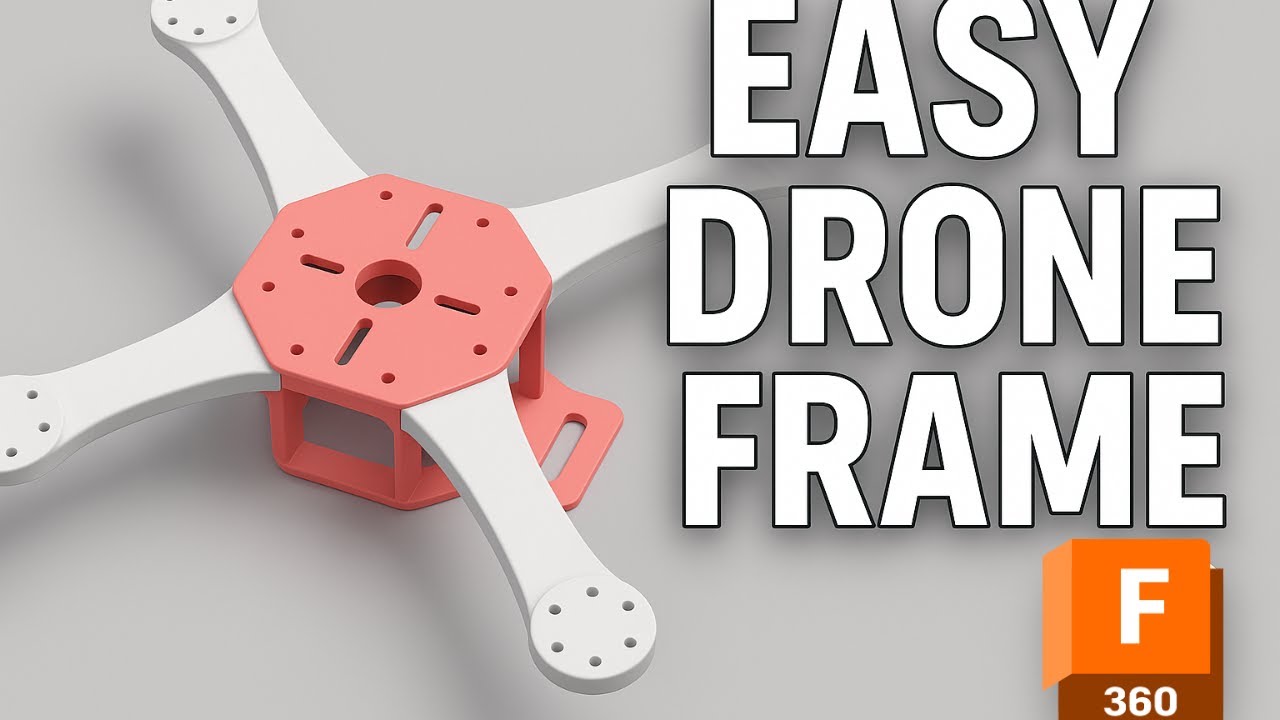 Designing an F450 Style Drone Frame in Fusion 360 (Beginner Friendly)