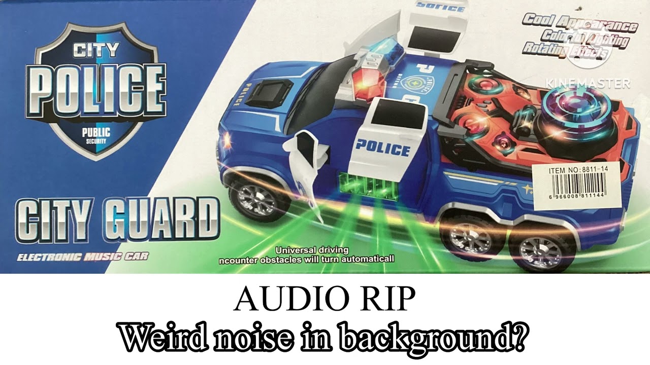 Aojia toys Police electronic music car AUDIO RIP