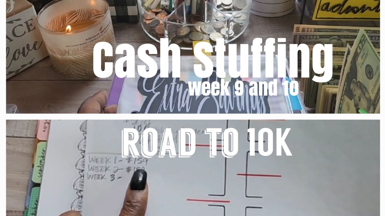 Cash Stuffing weeks 9&10 #cashenvelopebudget #debtfreejourney #budgetingcommunity #myway #moneygoals