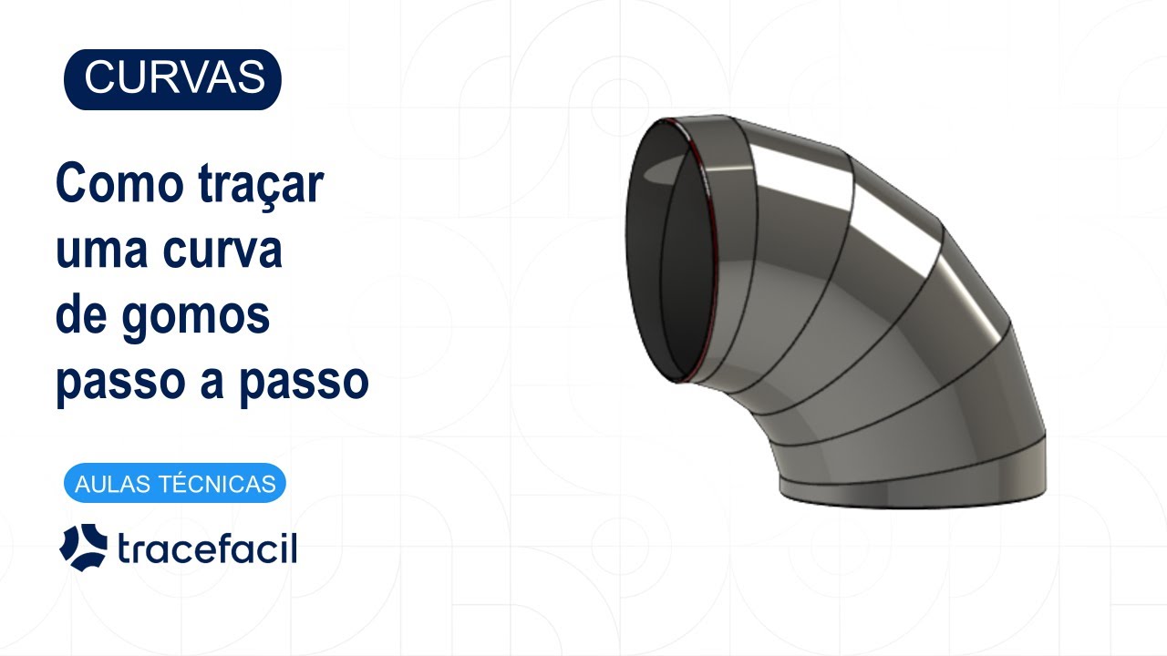 Como traçar uma curva de gomos