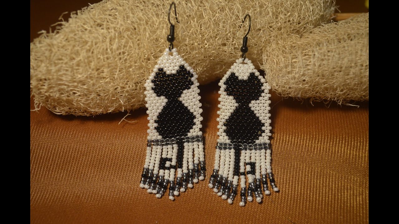 Серьги из бисера 