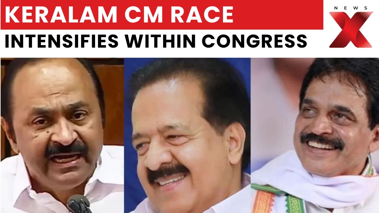 Kerala CM Race Heats Up: Sudhakaran Denied Ticket, Satheesan Camp Targets KC Venugopal | NewsX