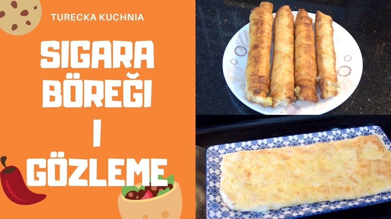Turecka kuchnia #11 - Sigara Böreği i jajeczno-serowe Gözleme |Gaba Demirdirek