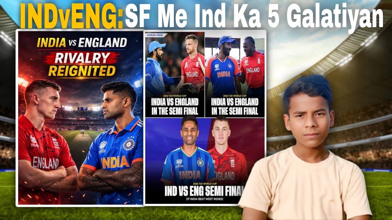 INDvENG: Semifinal Me India Ka 5 Galatiyan || India vs England || Cricket News || The_Explorer_A_S65
