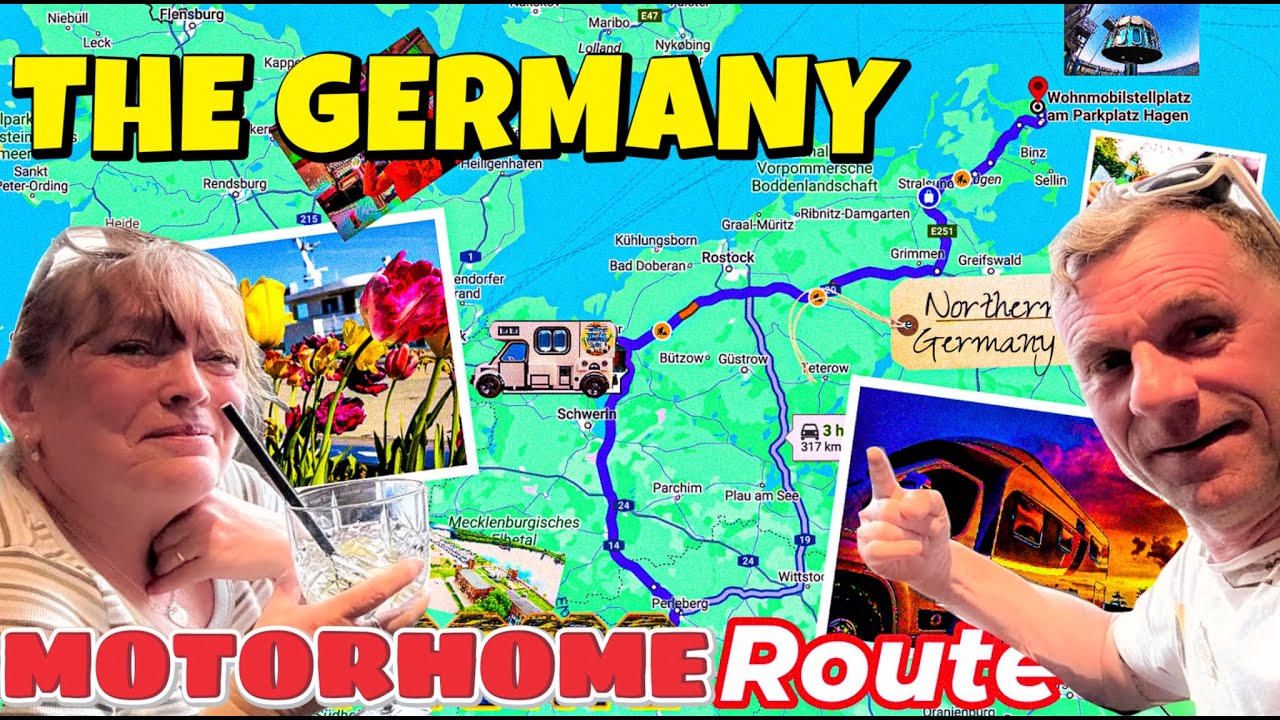 Motorhome Trip ROUTE Northern Germany - Amsterdam Holland