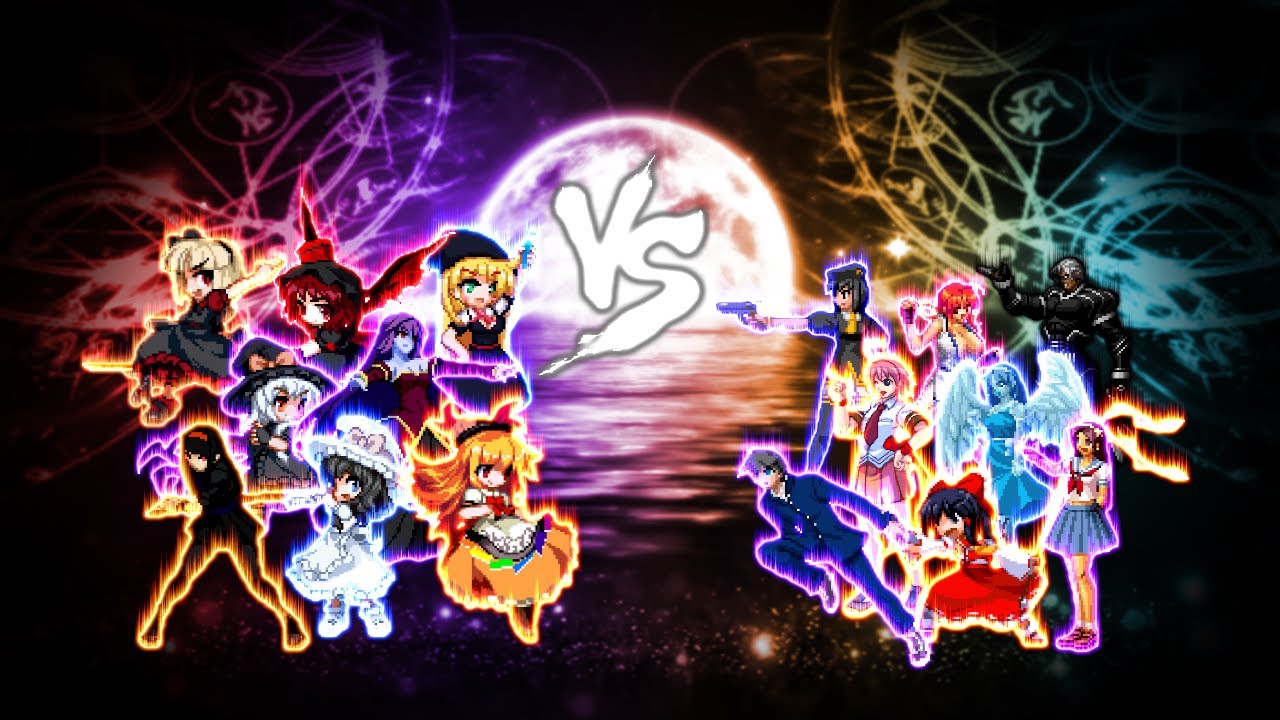 【MUGEN】Team BlackCurl vs Team Kousa