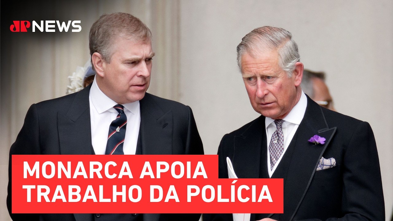 Rei Charles III diz que “lei deve seguir seu curso” após prisão de Andrew
