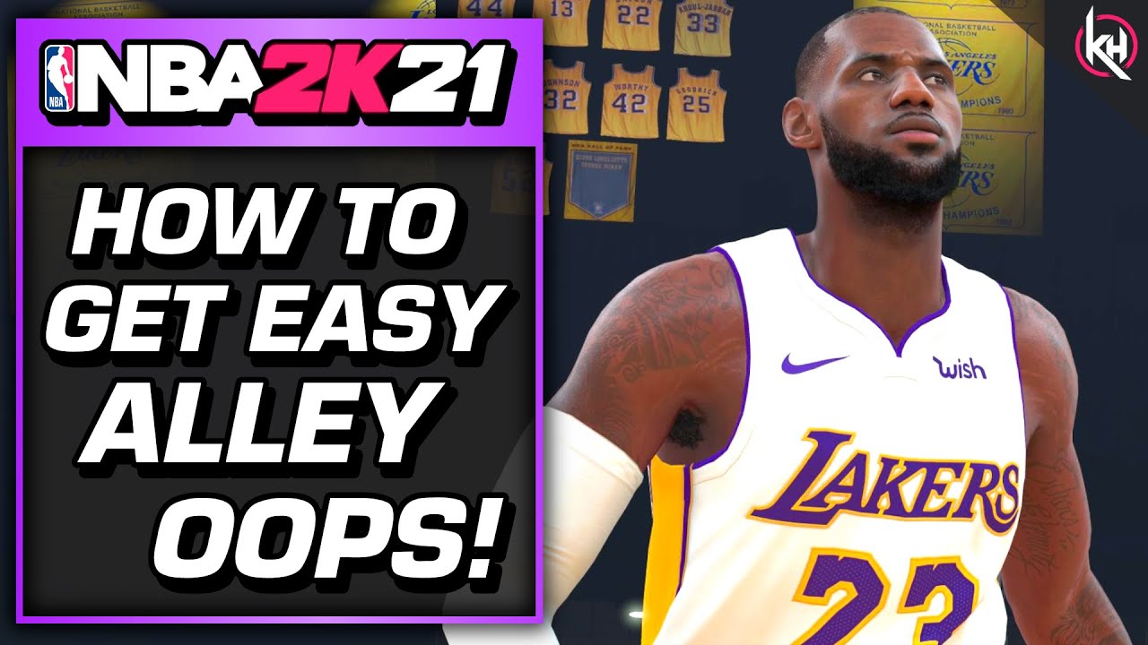 NBA 2K21 - How to Get Easy ALLEY OOPS!  (Tutorial)