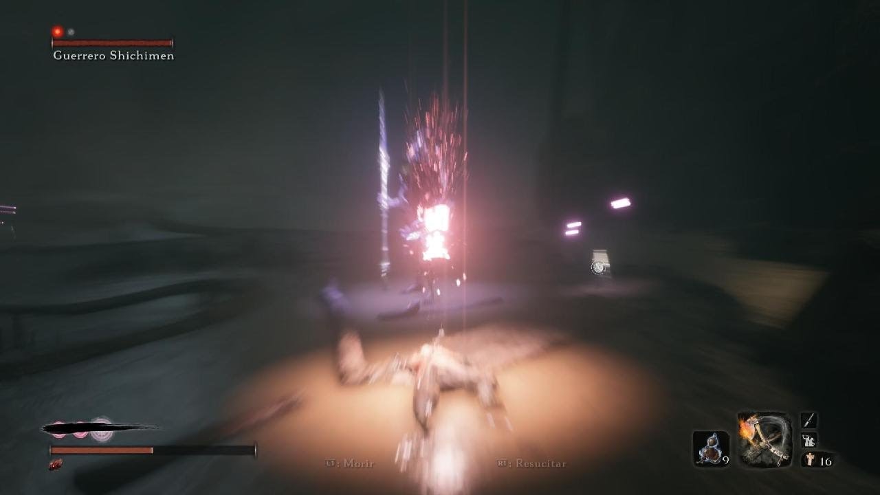 Sekiro: Shichimen Warrior (Demon Bell, no divine confetti at second stage)