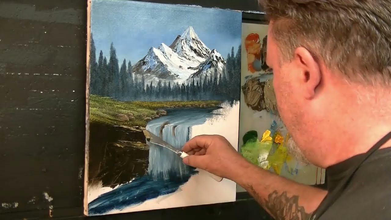 Comment peindre une chute d'eau! avec Boris Huguenel.