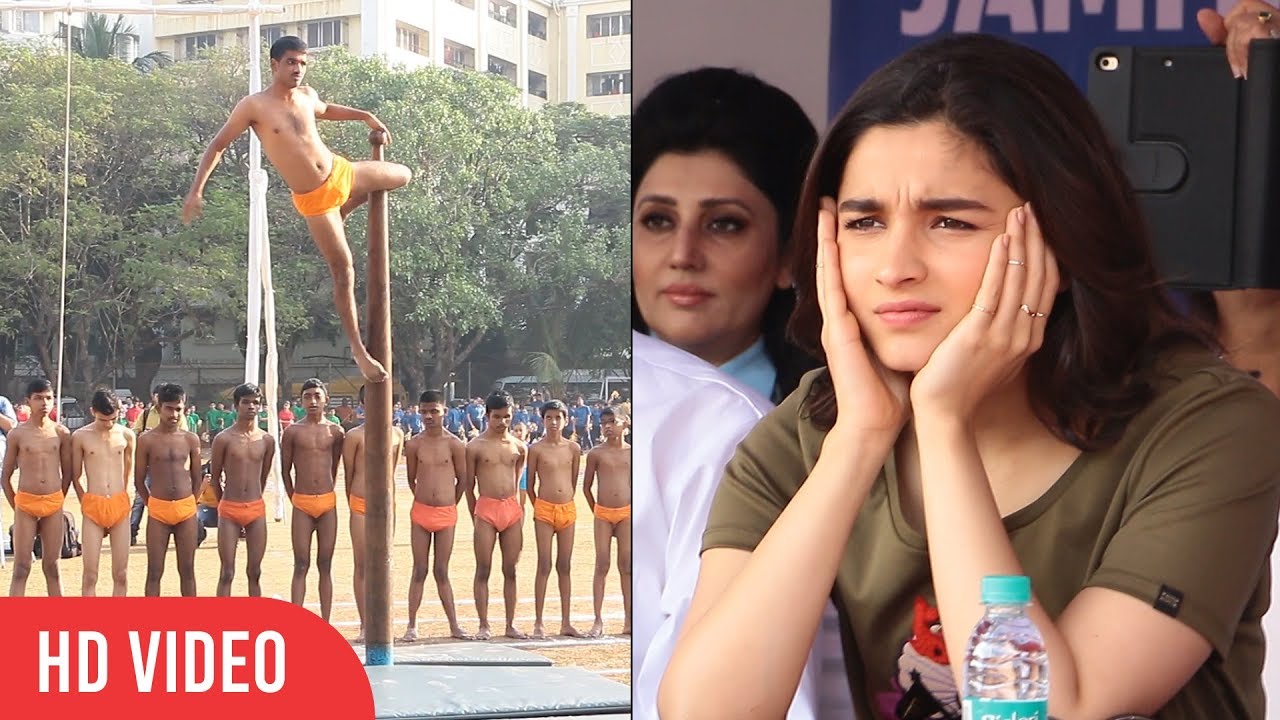Mallakhamba Gymnast Performance | Emotional Alia Bhatt | Jamnabai Narsee School