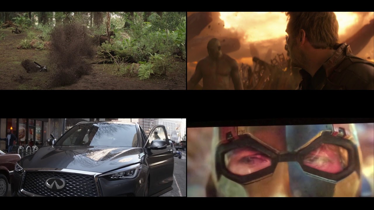 Infinity Snap in real time. Ant-Man: Infinity War. Version 1