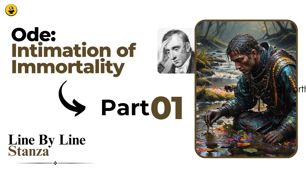 Ode Intimation of immortality by William Wordsworth translation explained in Hindi/Urdu (Part 01)