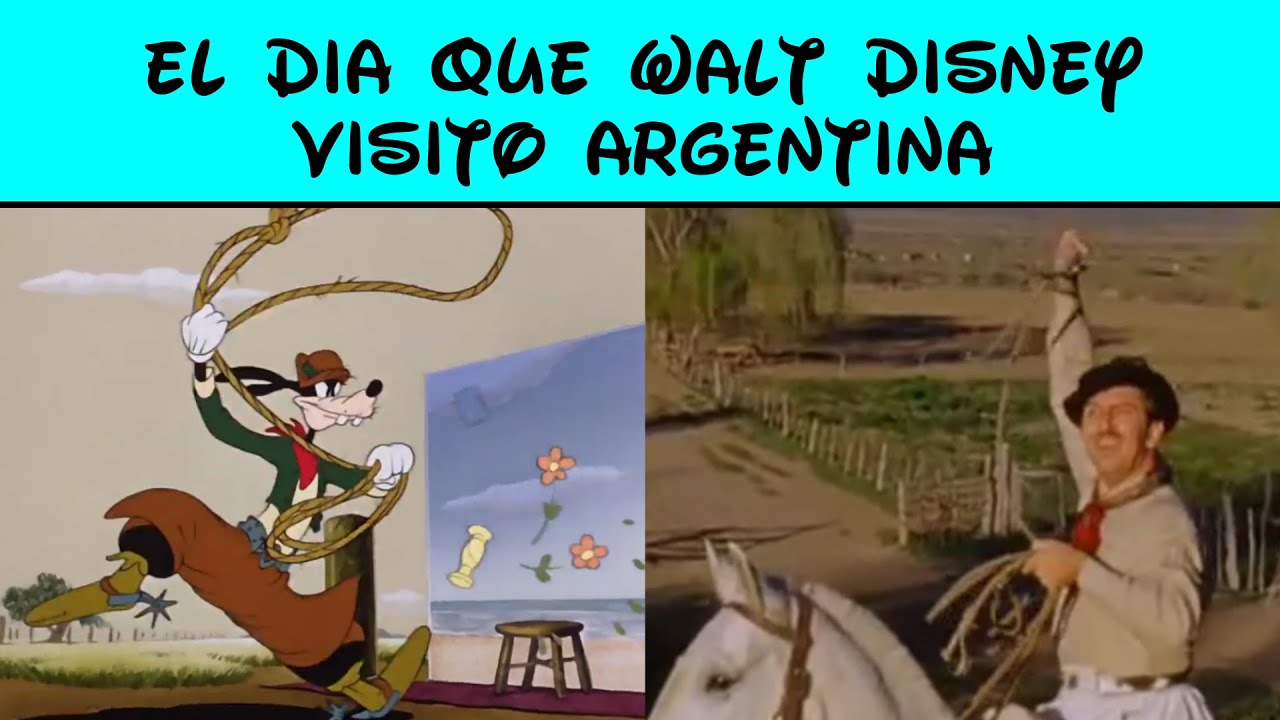 El dia que Walt Disney visitó Argentina