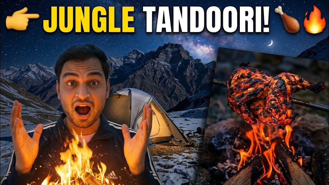 Spiti Valley Camping | Night Cooking Tandoori Chicken in Mountains | Spiti Travel Vlog🔥🍗 | 2026 vlog