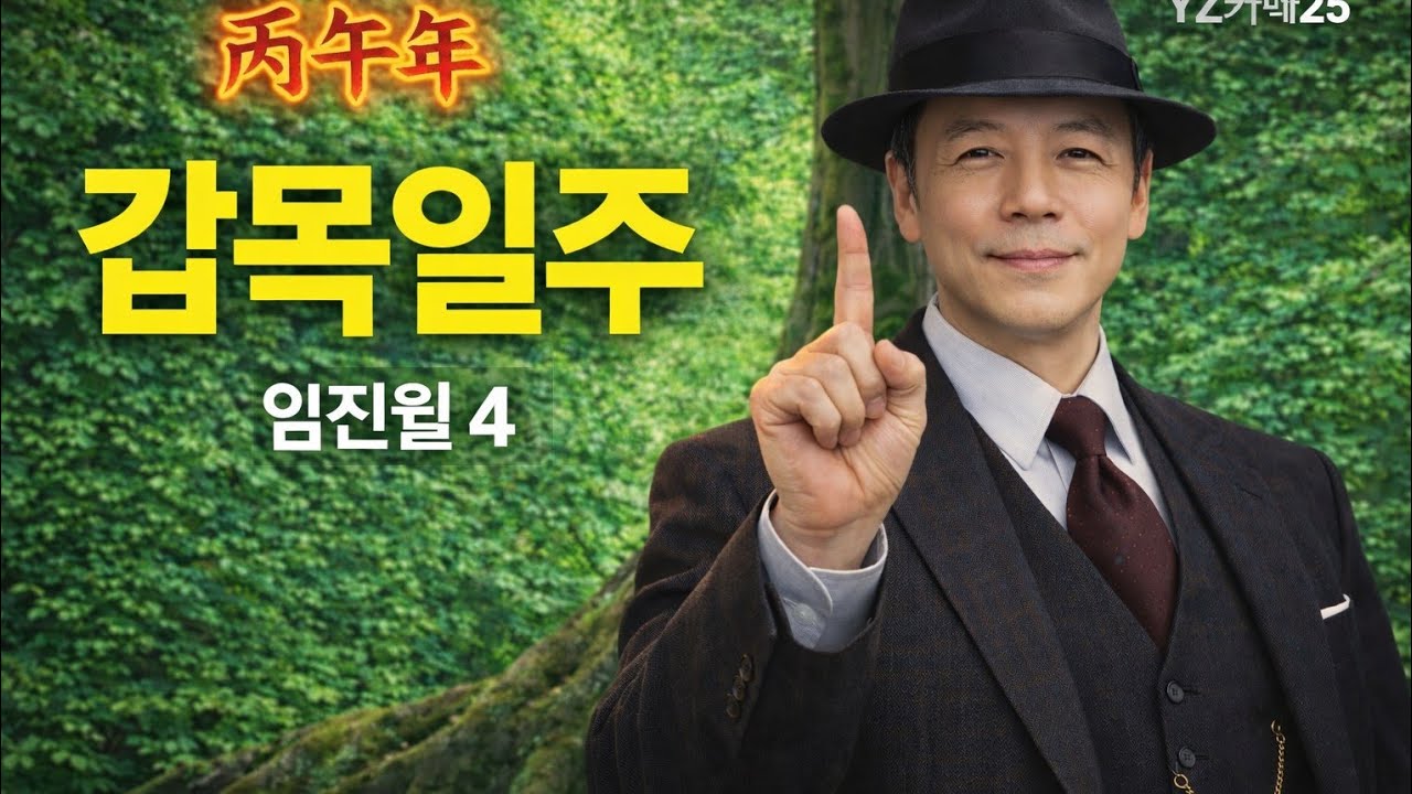 갑목일주 임진월 운세(자수는정인) 인생 방향이 움직이는 중요한 시기