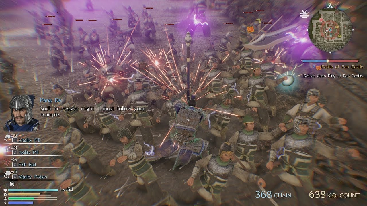 Dynasty Warriors 9 - Yu Jin's Ending - Ultimate Difficulty - Chapter 9: Battle of Fan Castle