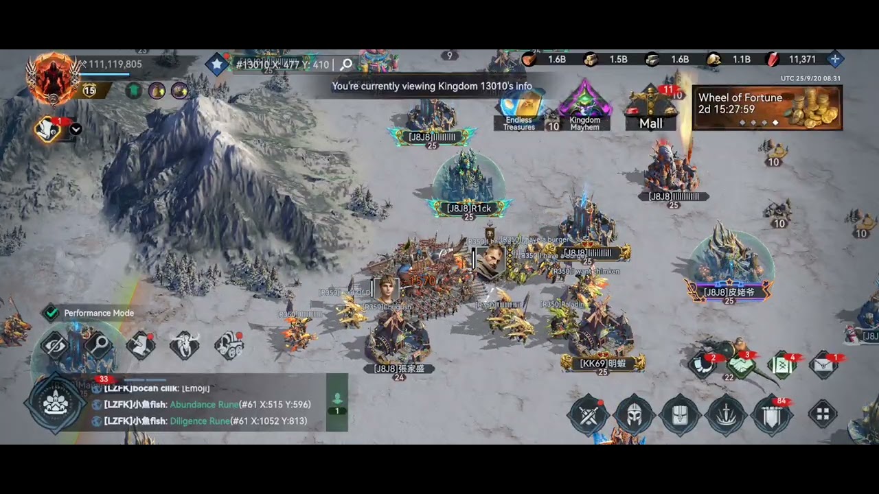 Viking Rise KvK 4 - Part 2 K350 Vs K338 Middle zone