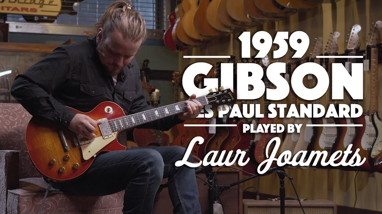 1959 Gibson Les Paul Standard played by Laur Joamets