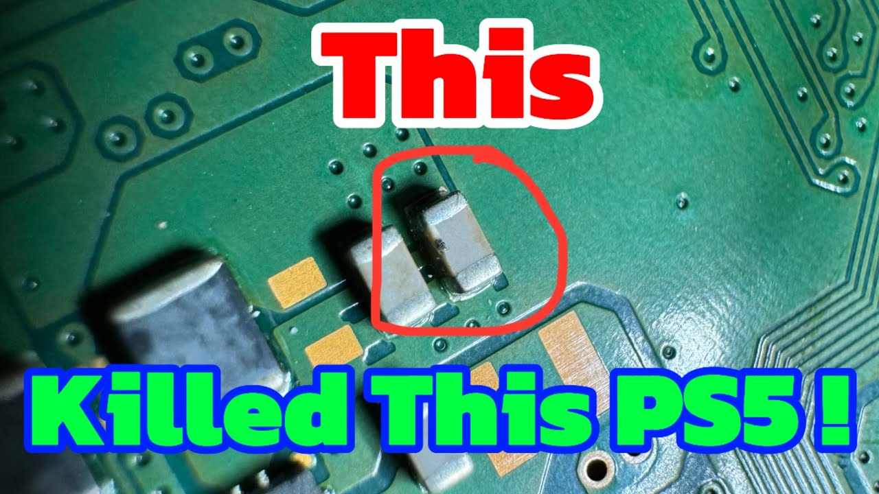 Ps5 No Power / Totally Dead / No 3.3v Rail Repair