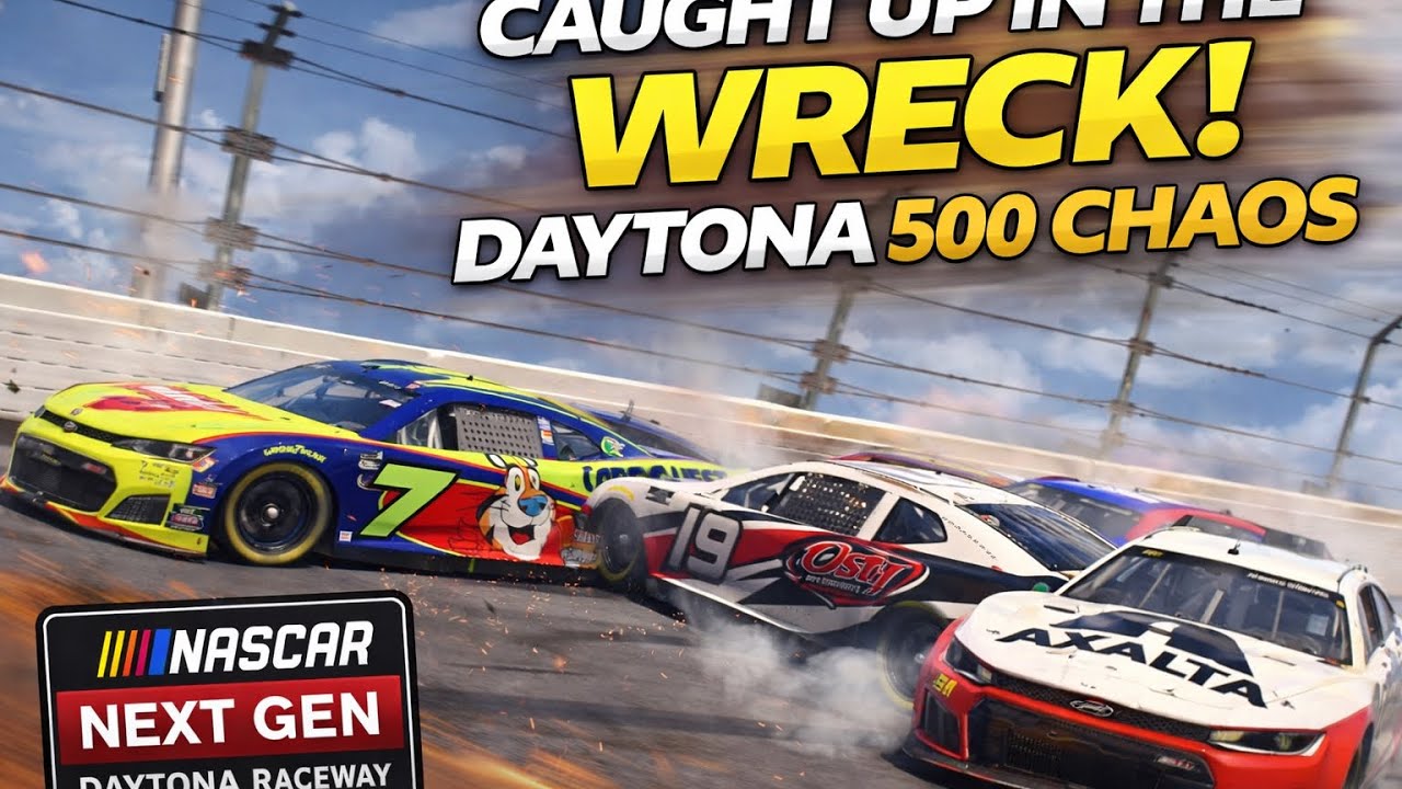 Daytona 500 Chaos! Caught in the Big One but We Still Finished | iRacing NASCAR Next Gen